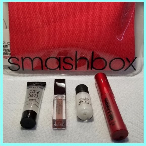 🌺HP🌺Smashbox Make-Up Bag with Travel Size Items - Picture 1 of 10